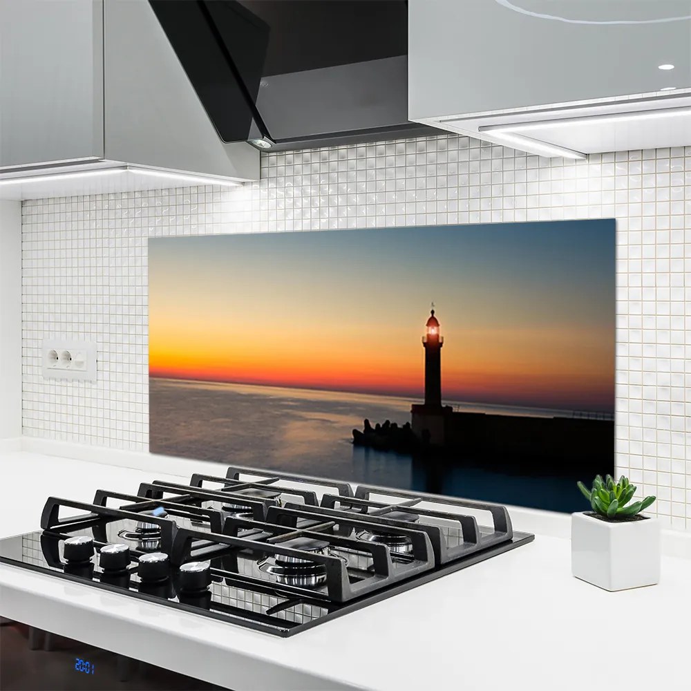 Panel Kuchenny Latarnia Na Skalistym Brzegu