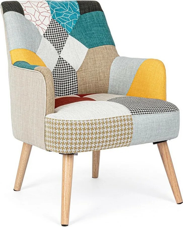 Patchworkowy fotel - GALATEA