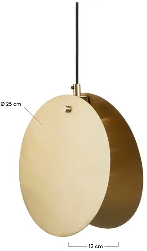 Lampa wisząca w kolorze złota Kave Home Bethen