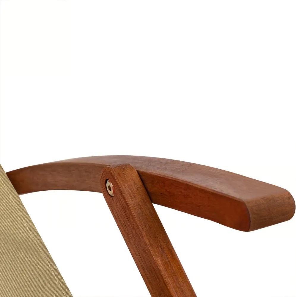 Leżak ogrodowy SIENA, 94x60x94cm, beżowa Jurhan