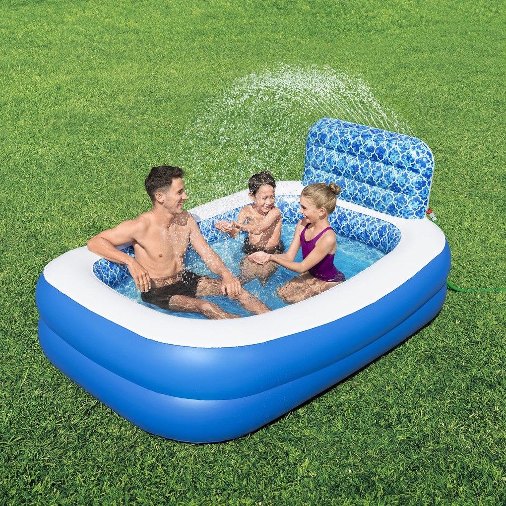 Basen dmuchany ze zraszaczem Waterfall Oasis™ 229 x 152 x 96 cm 702 l BESTWAY