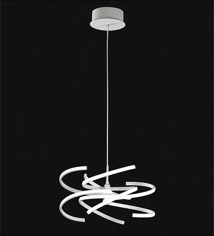 Perenz 6396 B 70W Biała metalowa lampa wisząca LED 4000k