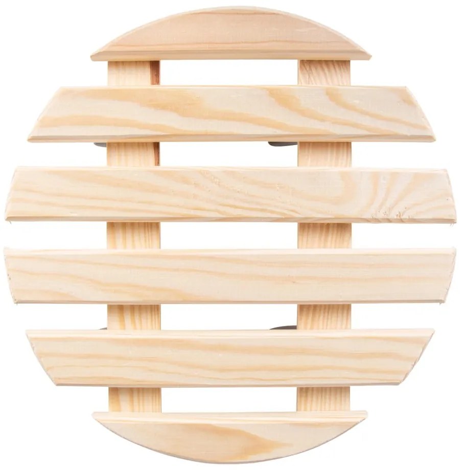 Drewniany kwietnik na kółkach ø 29 cm (wysokość 8 cm) Indoor &amp; Outdoor – Esschert Design