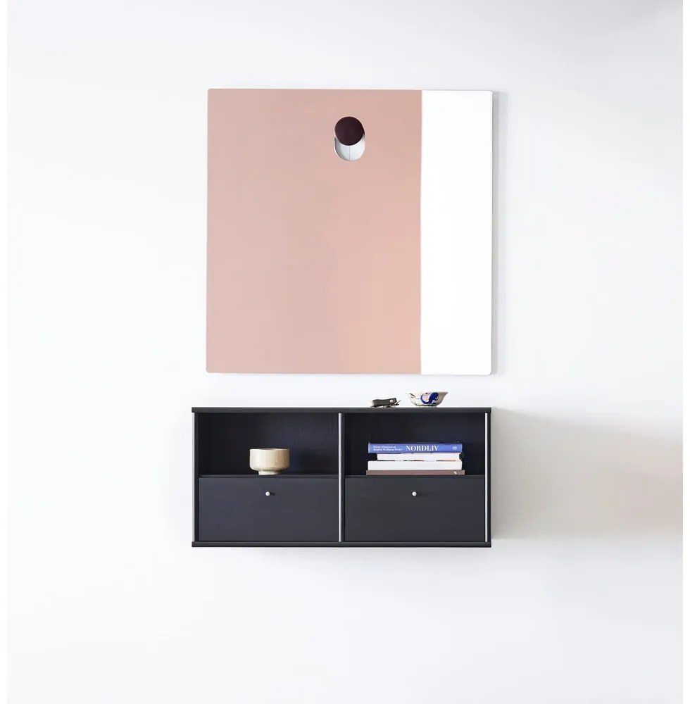 Czarny zestaw do przedpokoju w dekorze jesionu Mistral – Hammel Furniture