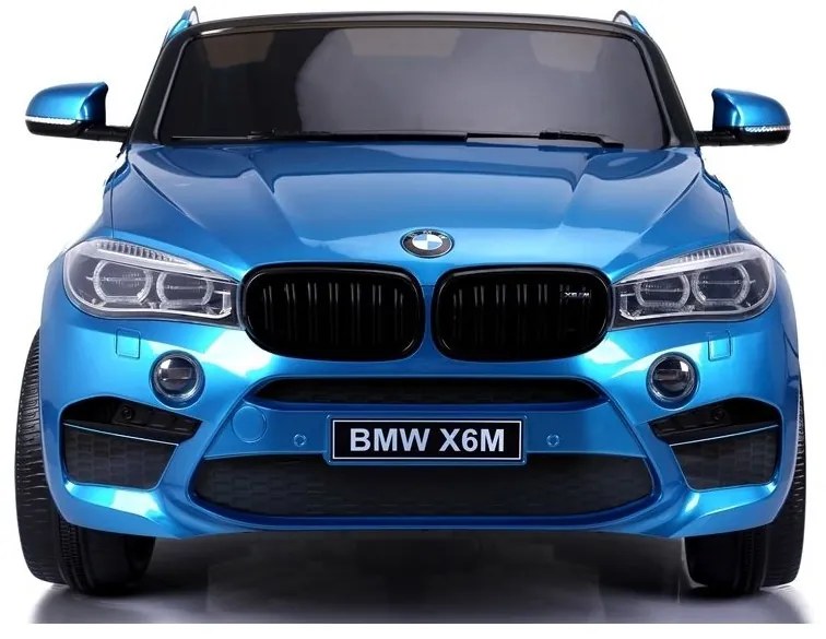 Auto na akumulator nowe bmw x6m niebieskie lakierowane