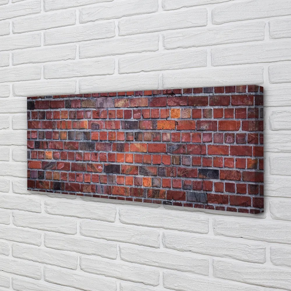 Obraz canvas na ścianę Industrialny Mur Z Cegły