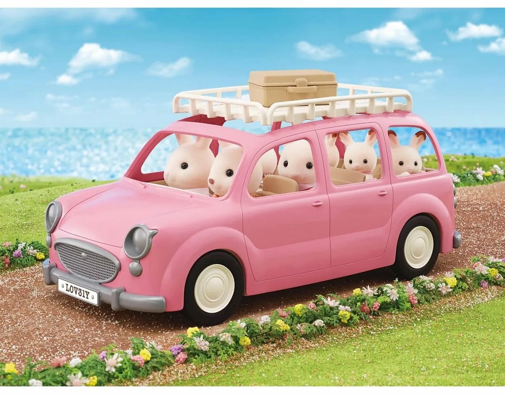 Sylvanian family 5535 Samochód rodzinny różowy Van
