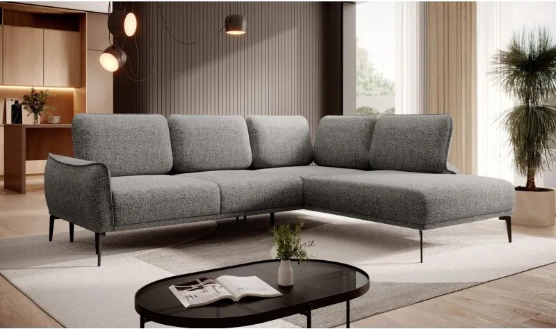 Narożnik STORM L układ L Prawostronny z funkcją regulacji oparcia i wysuwu podnóżka WERSAL