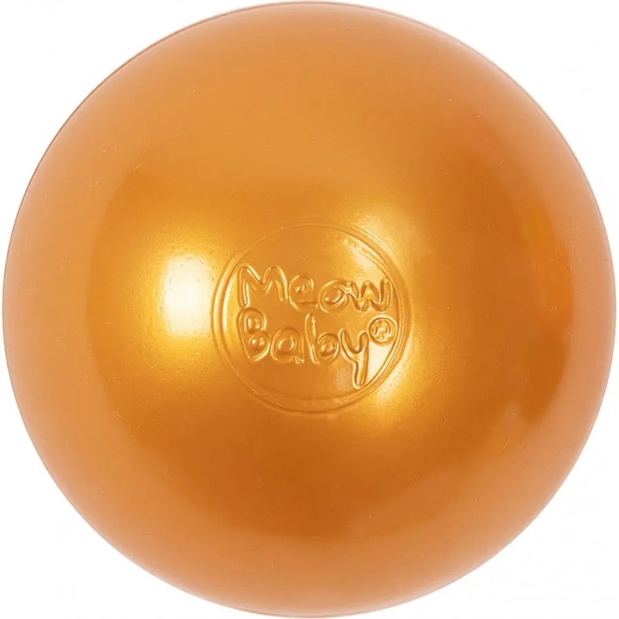 Plastikowe piłeczki do suchego basenu 7cm, 50 szt, złote - meowbaby®