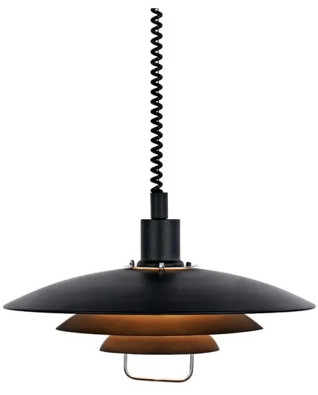 Czarna lampa wisząca Markslöjd Kikrenes, ø 48 cm