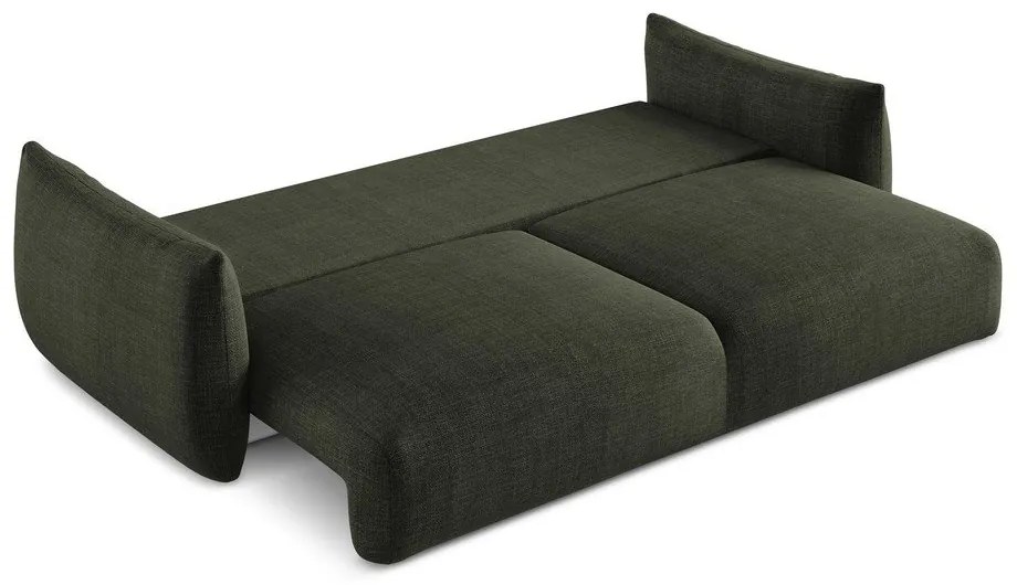 Zielona rozkładana sofa 230 cm Leila – Makamii