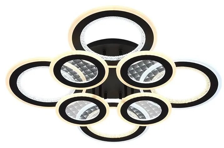 LED Ściemnialny żyrandol natynkowy LED/200W/230V 3000-6500K + pilot zdalnego sterowania