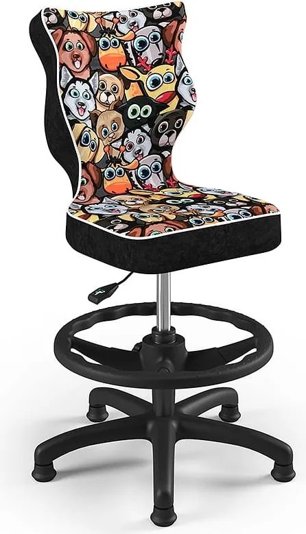 Krzesło dziecięce Petit czarny Storia 28 rozmiar 3 (119-142 cm) WK+P