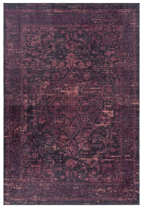 Dywan drukowany antypoślizgowy Fiesta Loft czerwony 80 cm x 250 cm
