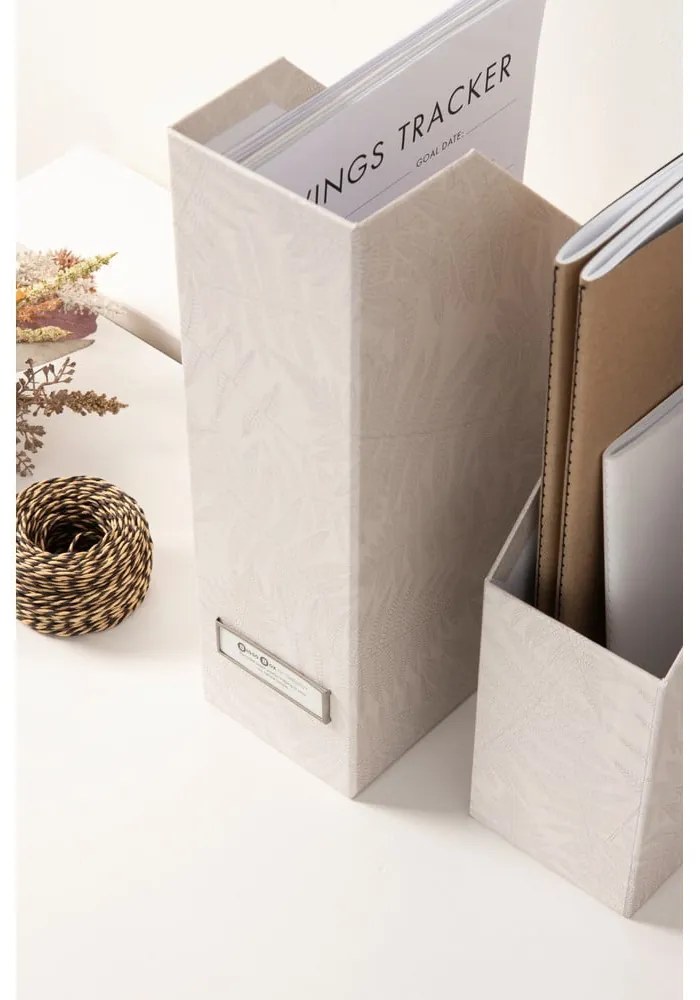 Kartonowe organizery na dokumenty zestaw 2 szt. Viola – Bigso Box of Sweden