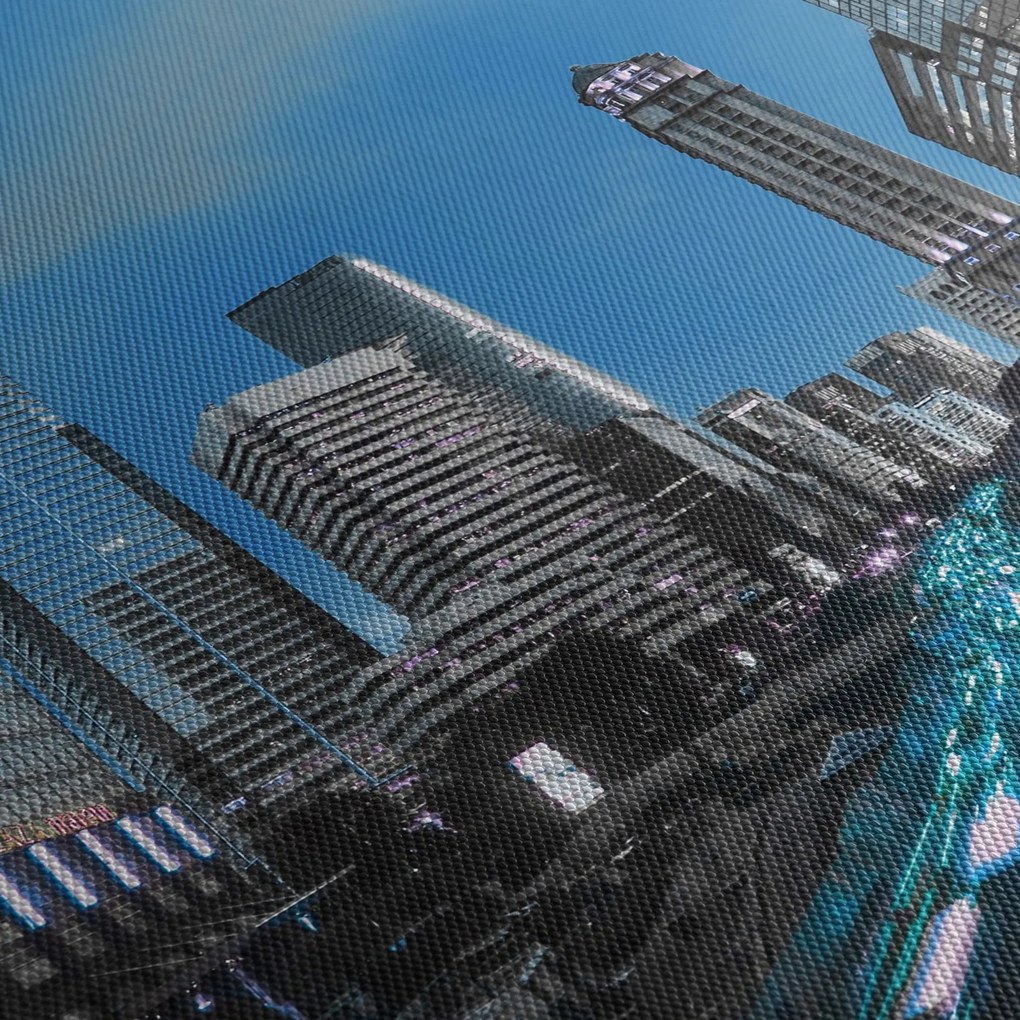 Obraz miasta nocą (170x50 cm)