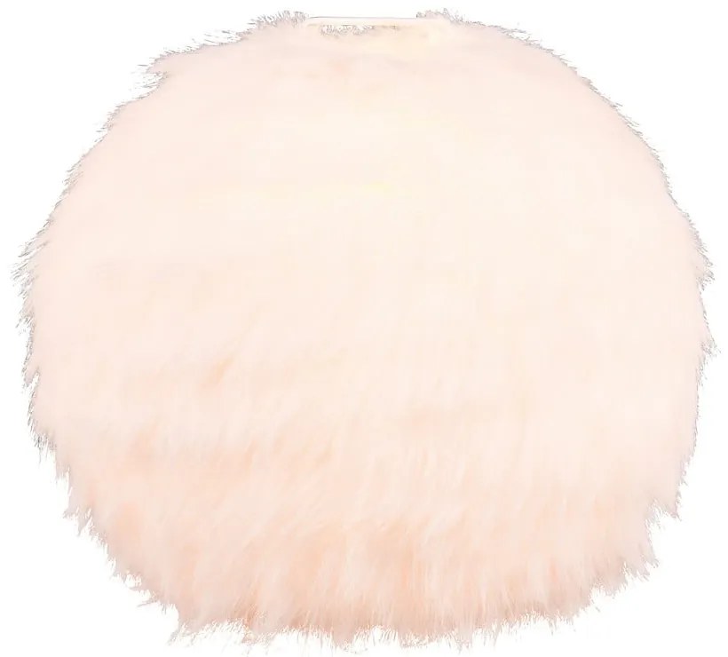 Kremowa lampa stołowa (wys. 24 cm) Furry – Trio