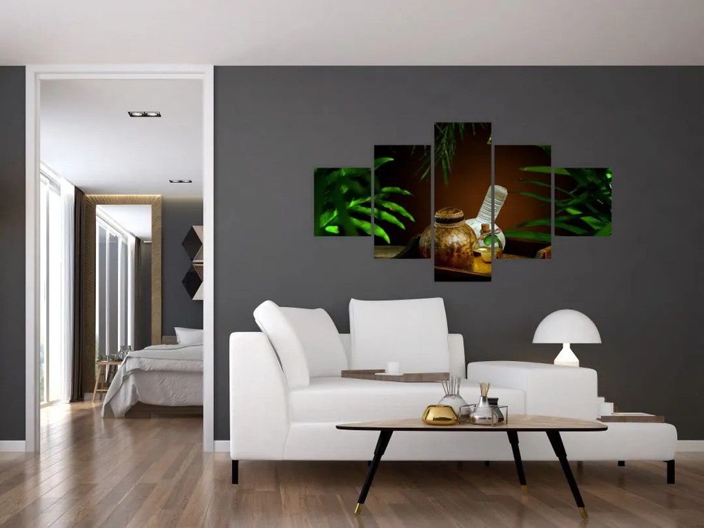 Obraz rzeczy spa (125x70 cm)