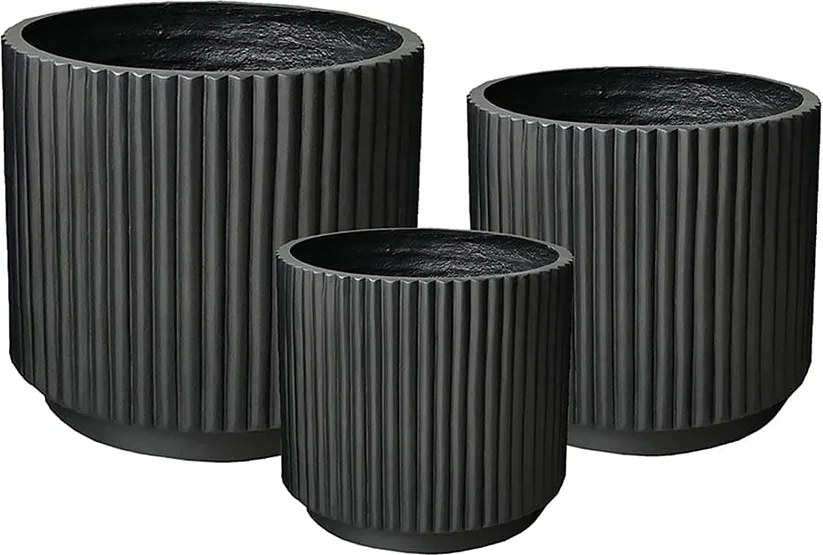 DONICE OGRODOWE NOCTURA ZESTAW 3 SZT.