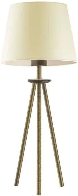 Mała lampka do sypialni na złotym stelażu - R5-Z25