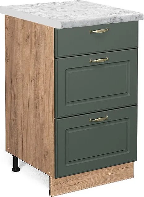 Szafka dolna do kuchni green gold country 50x60x82 fame-line
