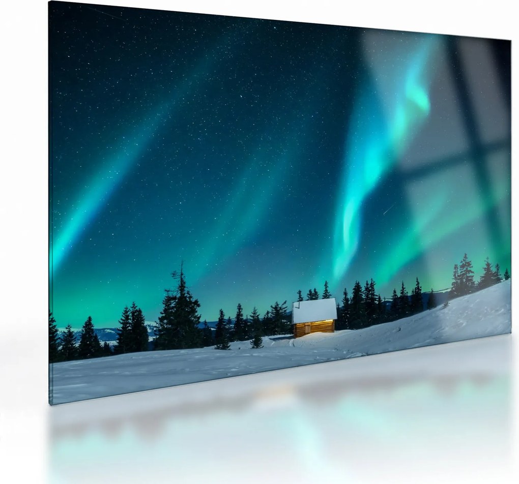 Obraz na szkle - Aurora Borealis (70x50 cm)
