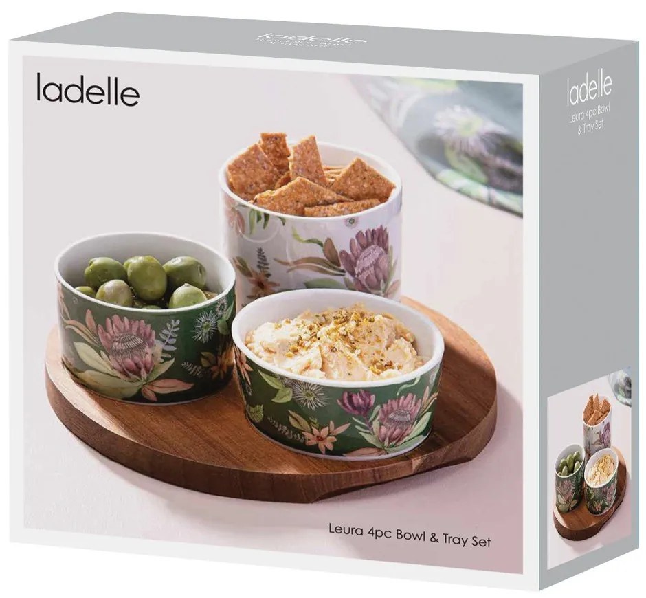 Porcelanowy zestaw misek do serwowania 3 szt. Leura – Ladelle