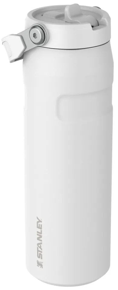Biały termos ze stali nierdzewnej 700 ml IceFlow™ Bottle Flip Straw 2.0 Frost – Stanley