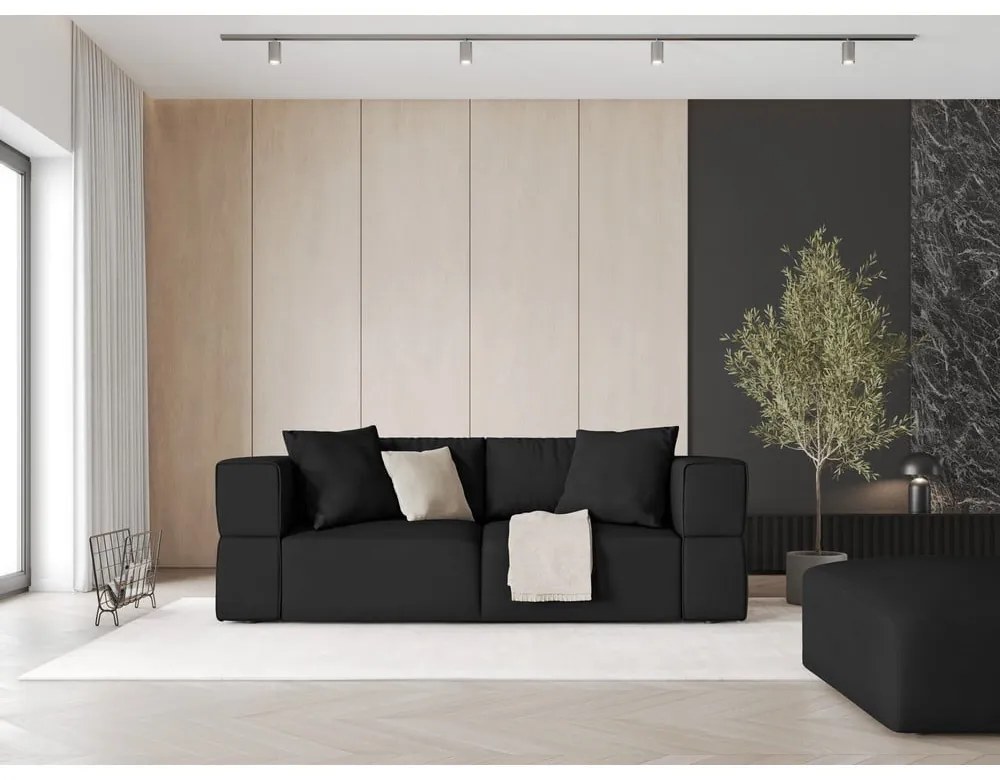 Czarna sofa 214 cm Esther – Milo Casa