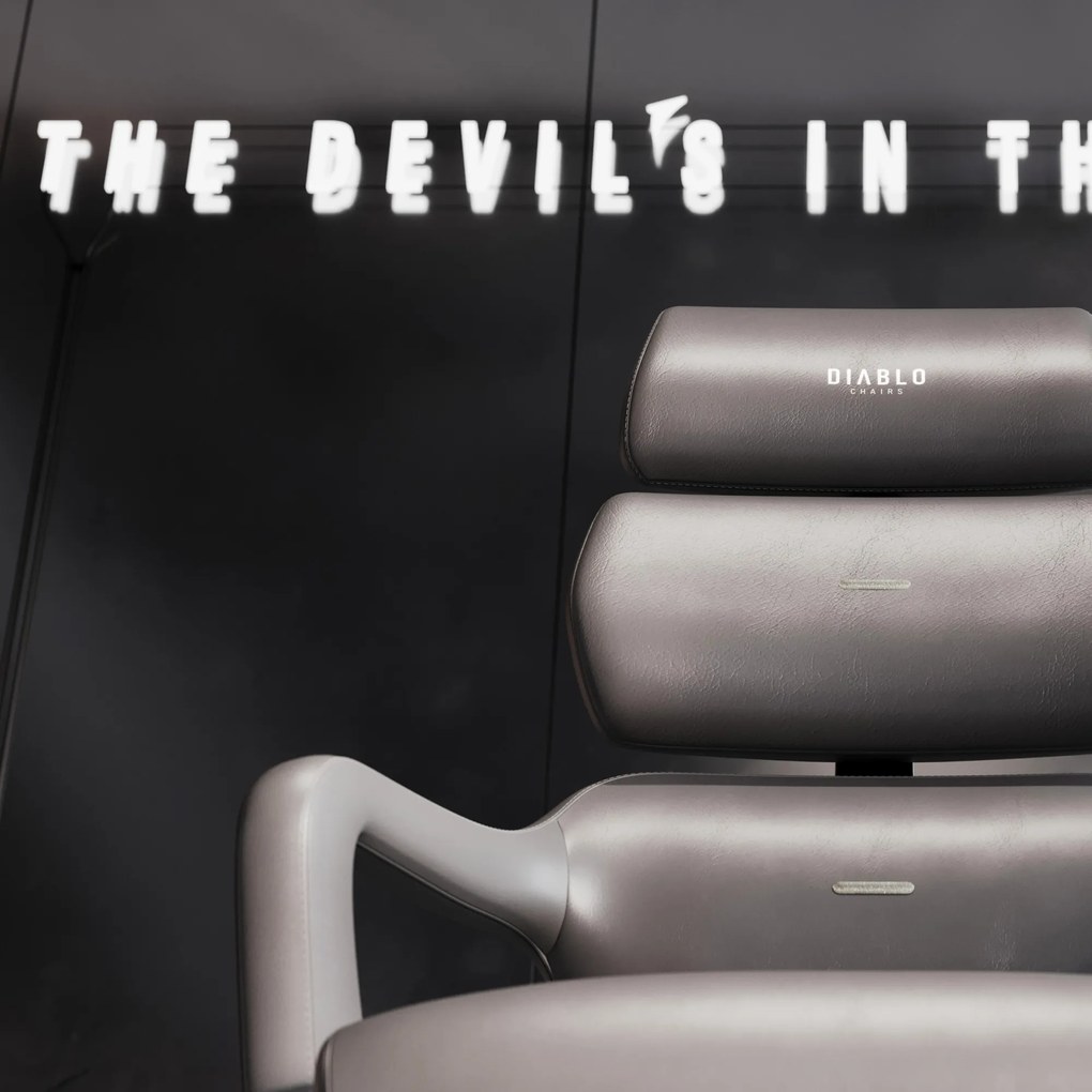Fotel prezesa Diablo V-Modular, Shadow Grey