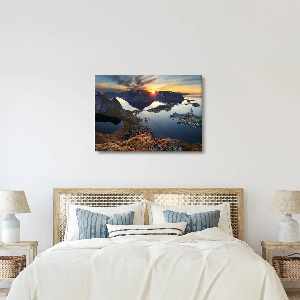Obraz - Krajobraz górski, Norwegia (70x50 cm)