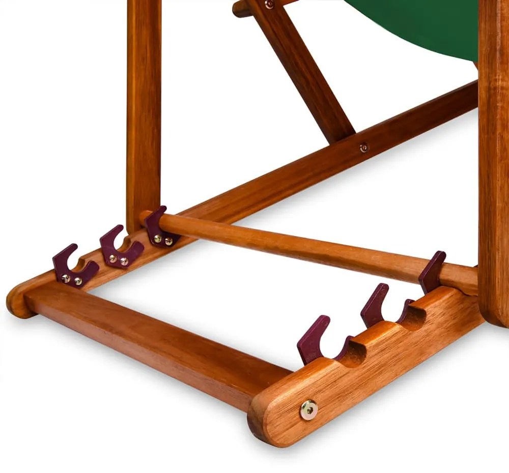 Leżak ogrodowy SIENA, 60x94cm, zielona Casaria