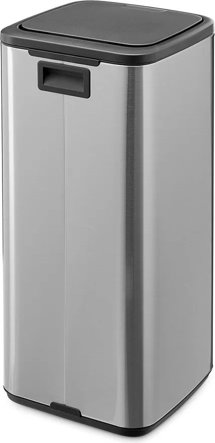 Stalowy kosz na śmieci otwierany na dotyk w kolorze matowego srebra 30 l Bo Touch – Brabantia