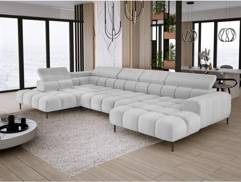 Narożnik PLAZA XL z elektryczną regulacją siedziska WERSAL