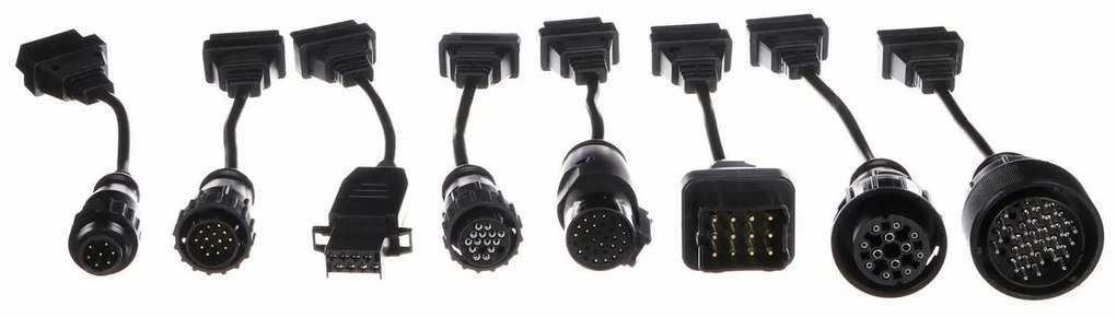 ixtol Zestaw przejściówek OBD-II do samochodówciężarowych MECHANIC CABLE SET 2, 8 szt.