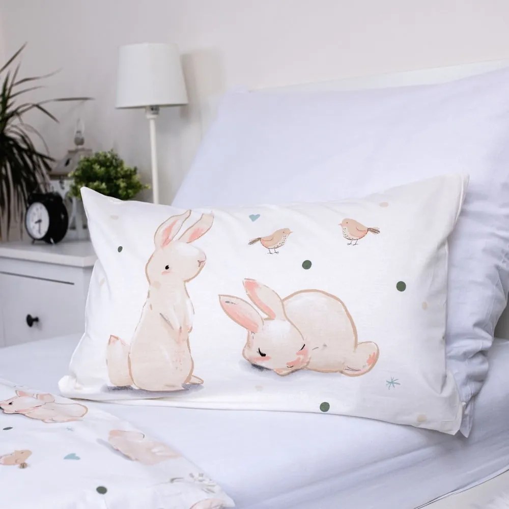 Bawełniana pościel dziecięca do łóżeczka 100x135 cm Bunnies – Jerry Fabrics