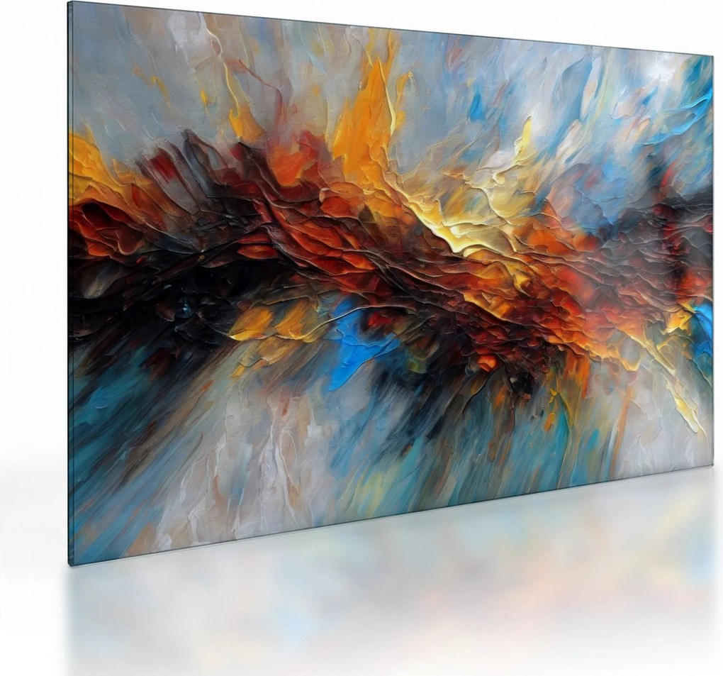 Obraz na szkle - Tekstura koloru (70x50 cm)