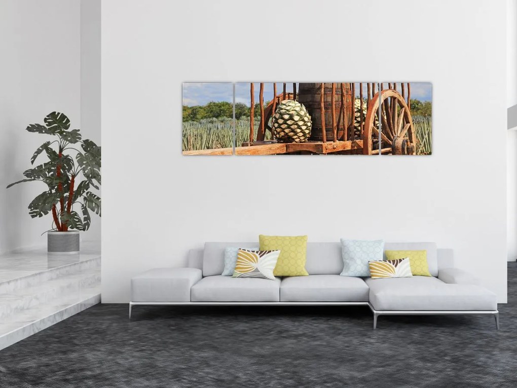 Obraz - Przyczepka (170x50 cm)