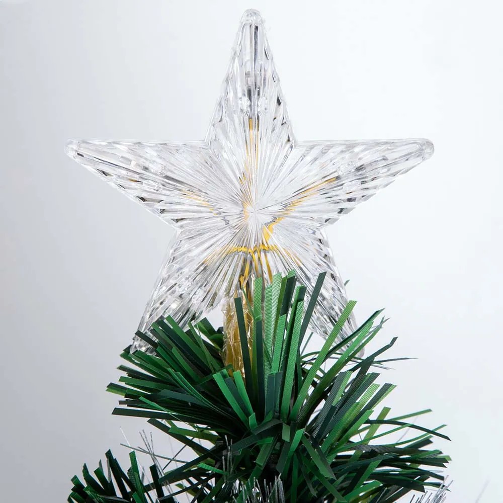 Sztuczna choinka ze światłowodami z kolorowym LED-em w kilku rodzajach-120 cm-owa