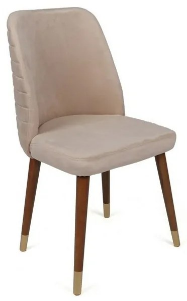 Zestaw krzeseł do jadalni Hugo Cream and Walnut, 2szt.