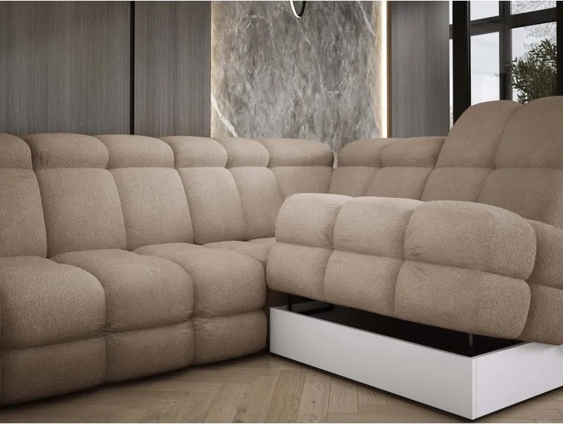 Narożnik TOLLO XL z elektryczną regulacją siedziska WERSAL