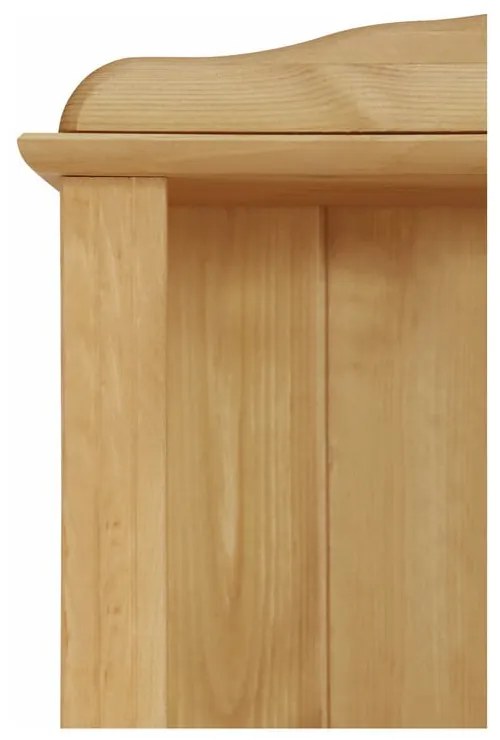 Regał z litego drewna sosnowego 77x116 cm Ella – Støraa