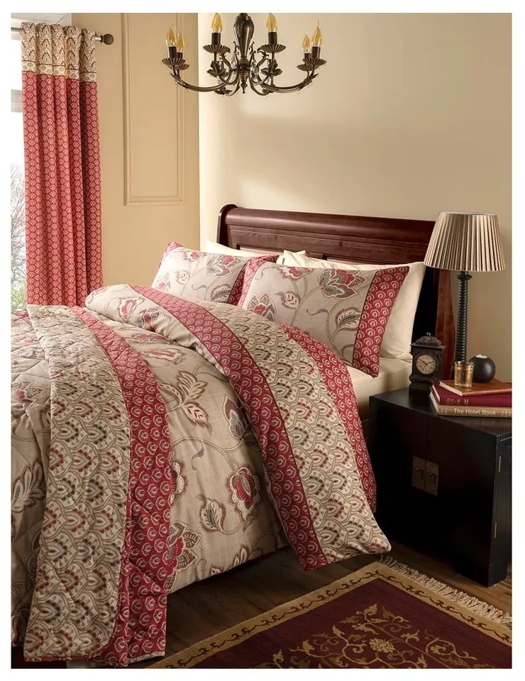 Brązowe zasłony zestaw 2 szt. 168x183 cm Kashmir – Catherine Lansfield