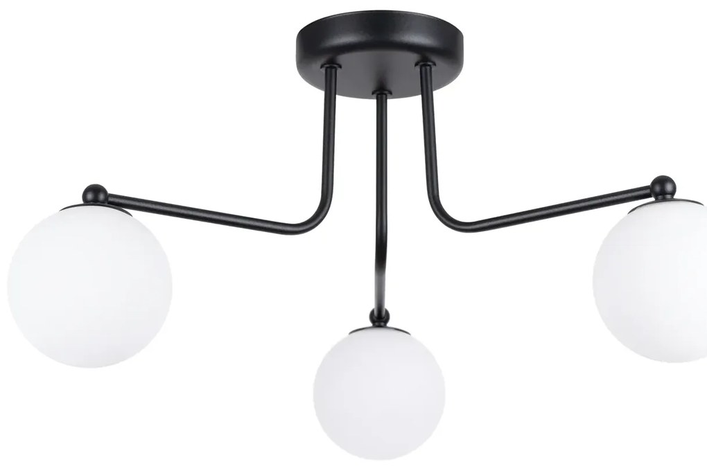 Żyrandol ASTRAL 3 czarny SOLLUX LIGHTING