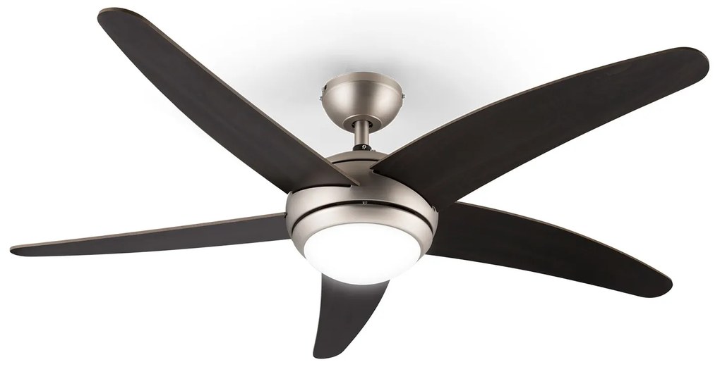 Klarstein Bolero 134 cm 55 W wentylator sufitowy orzech włoski