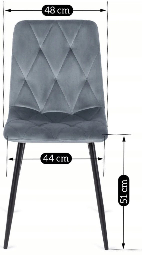 Zestaw Stół Okrągły Rozkładany HARRY 102-142 cm Dąb Artisan/Czarny i 6 Krzeseł Tapicerowanych ROBIN Szarych Nowoczesnych