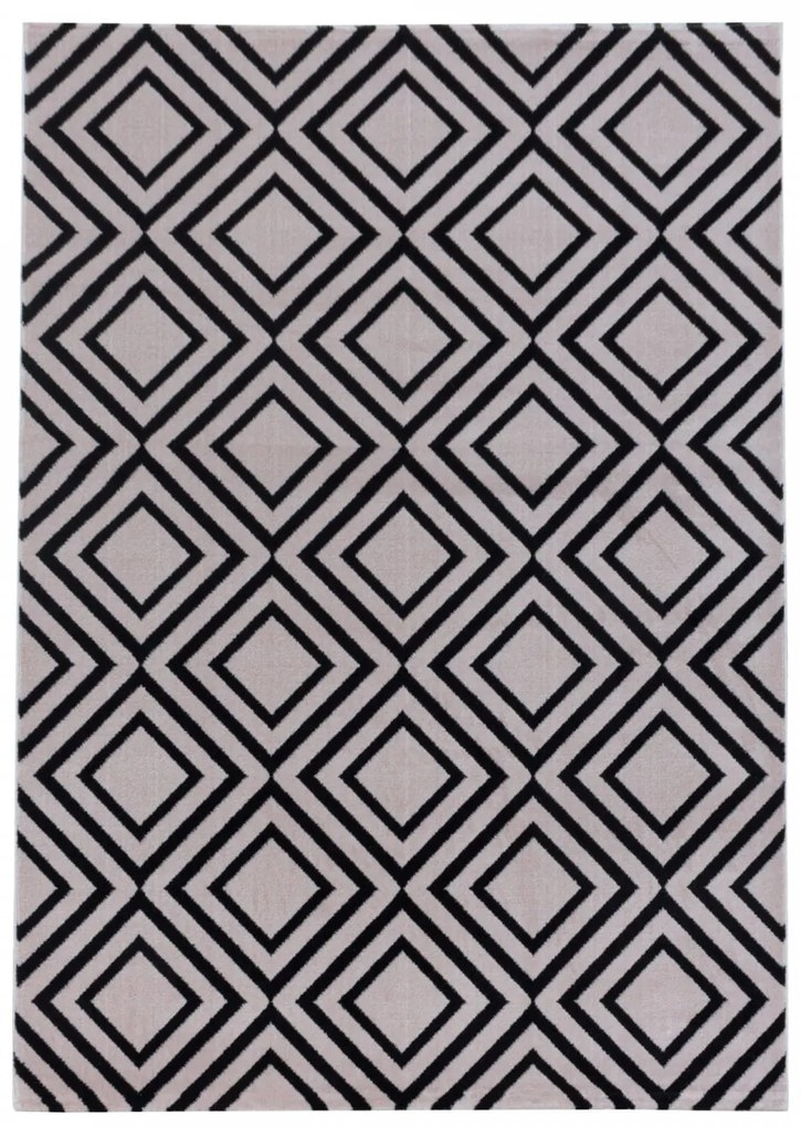 Dywan nowoczesny Costa romby różowy 120 cm x 170 cm