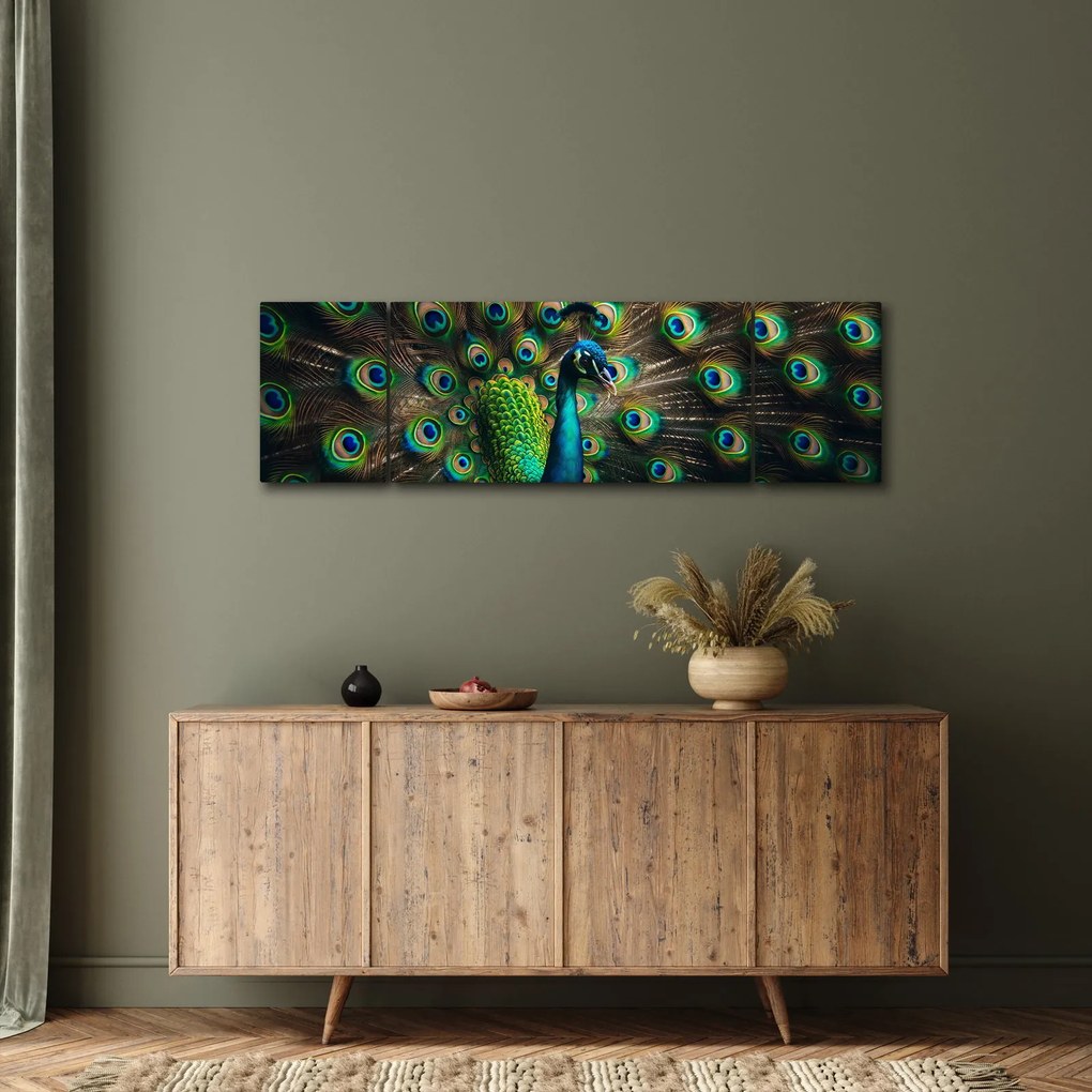 Obraz – Paw (170x50 cm)