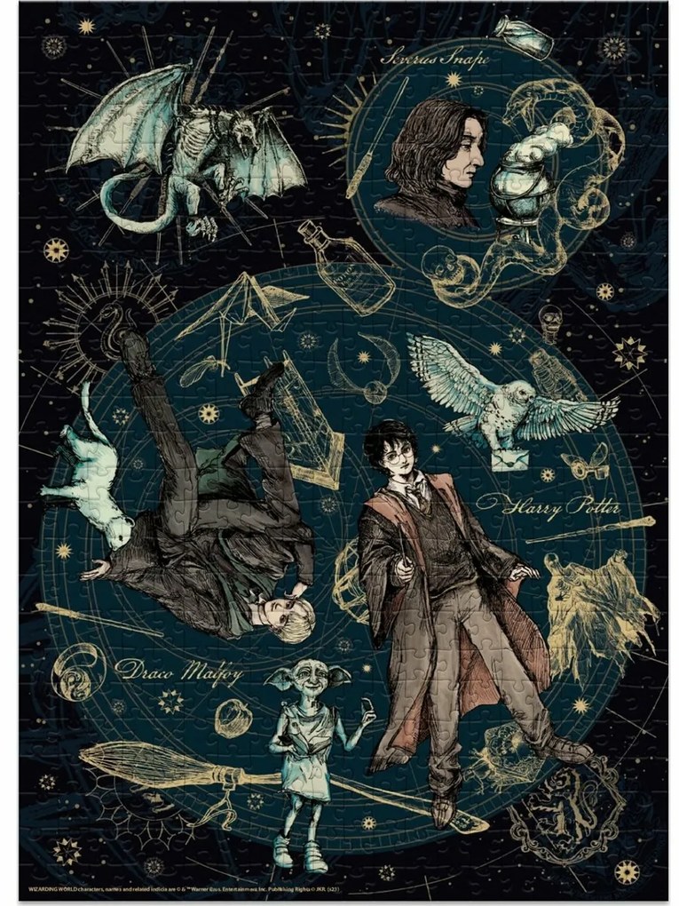 Dodo Puzzle Harry Potter: Snape, Harry i Draco,500 elementów