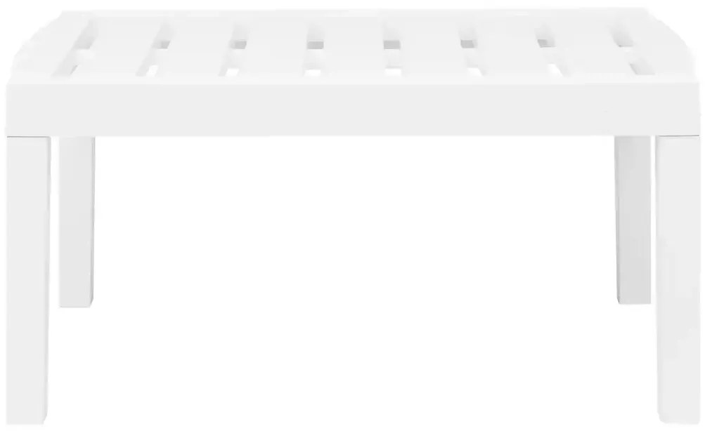 Komplet białych mebli ogrodowych F7-D45